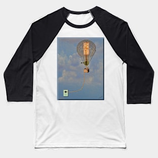 Light Bulb Balloon Baseball T-Shirt